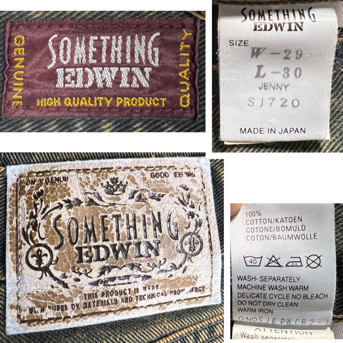 Y2K Something Edwin Japanese Denim Straight leg Jeans Dirty Wash Jeans Boyfriend Jeans Minimalist Grunge Techwear Jeans