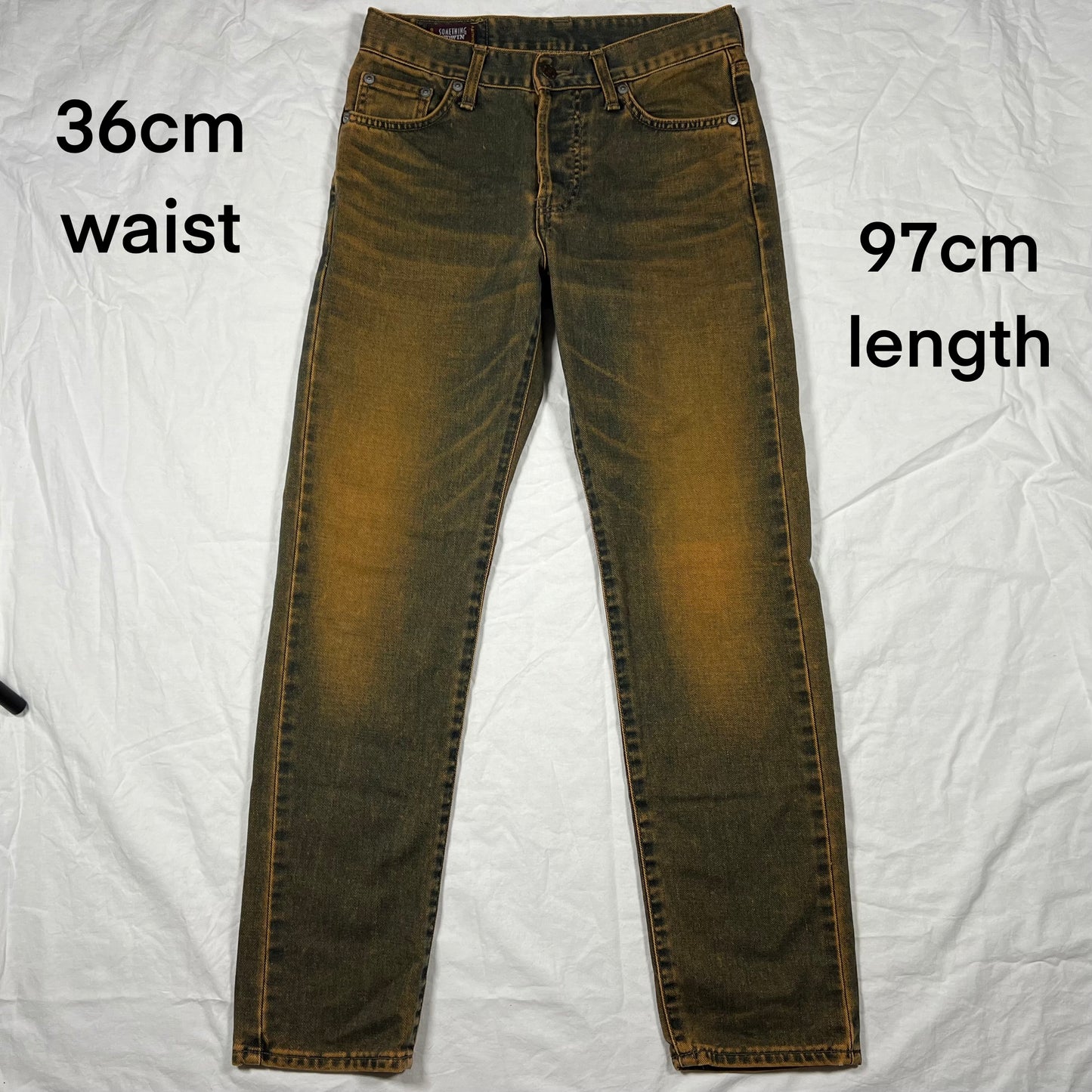 Y2K Something Edwin Japanese Denim Straight leg Jeans Dirty Wash Jeans Boyfriend Jeans Minimalist Grunge Techwear Jeans