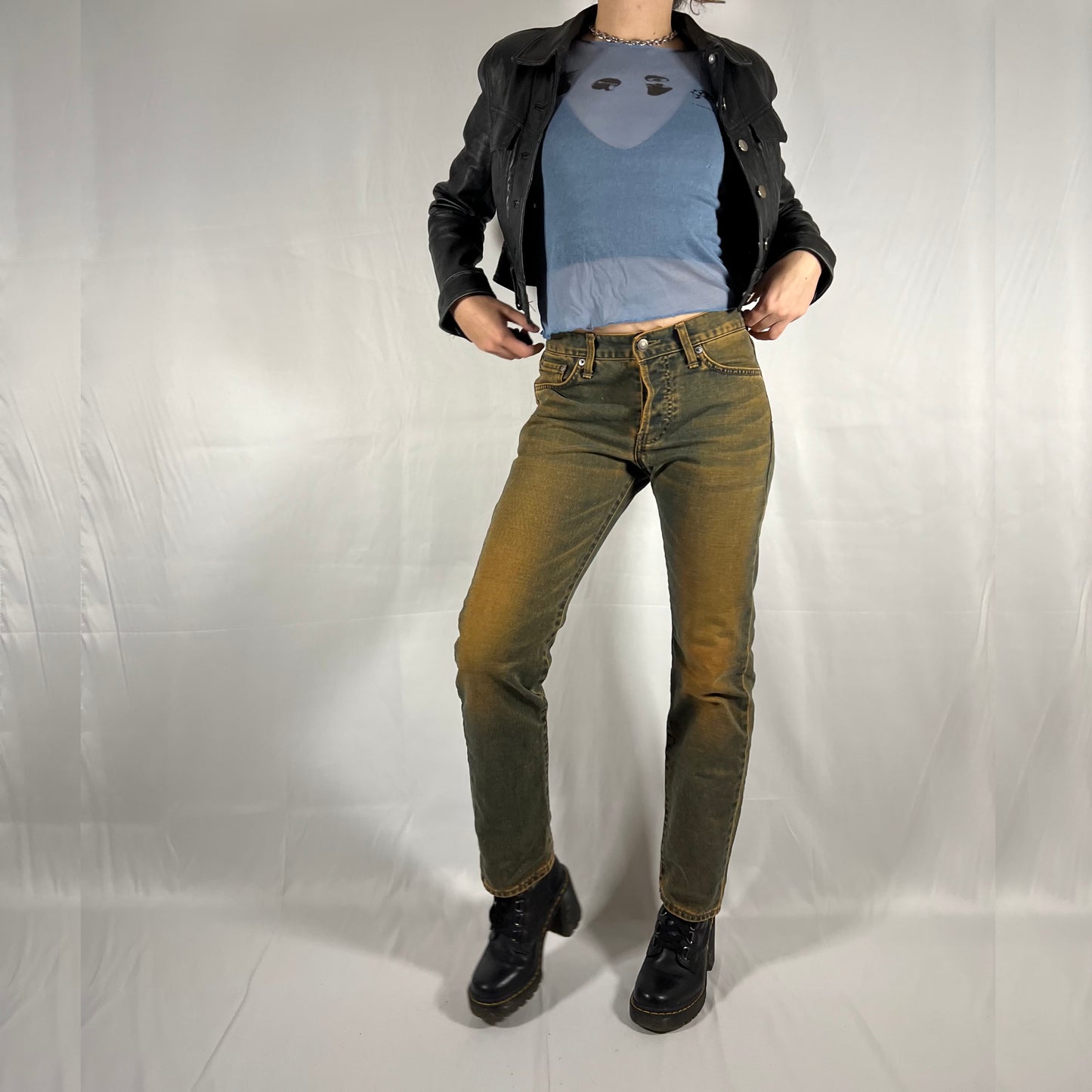 Y2K Something Edwin Japanese Denim Straight leg Jeans Dirty Wash Jeans Boyfriend Jeans Minimalist Grunge Techwear Jeans