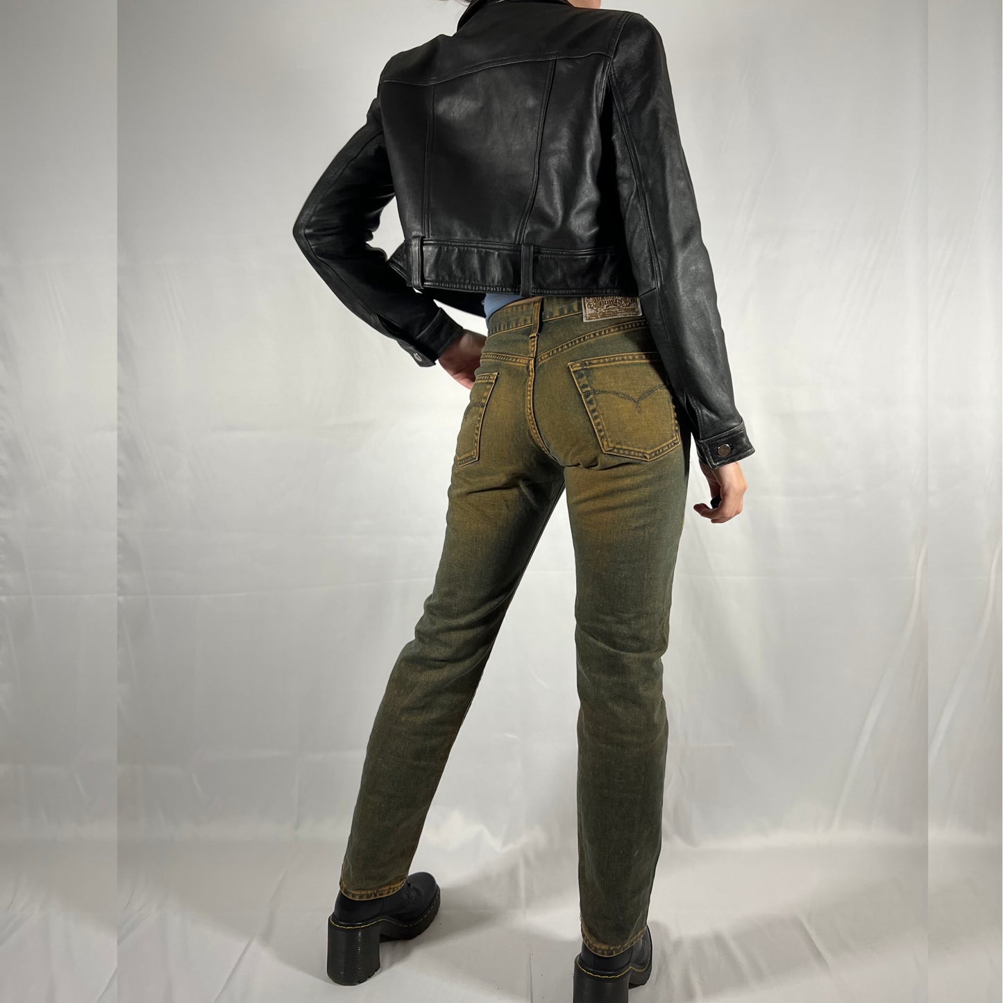 Y2K Something Edwin Japanese Denim Straight leg Jeans Dirty Wash Jeans Boyfriend Jeans Minimalist Grunge Techwear Jeans