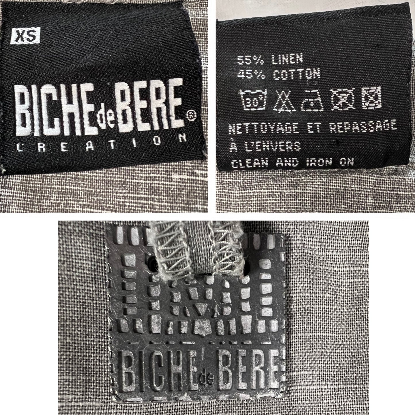 Y2K Biche de Bere utility techwear deconstructed hook and eye corset top linen long sleeve top avant garde subversive grunge shirt jacket