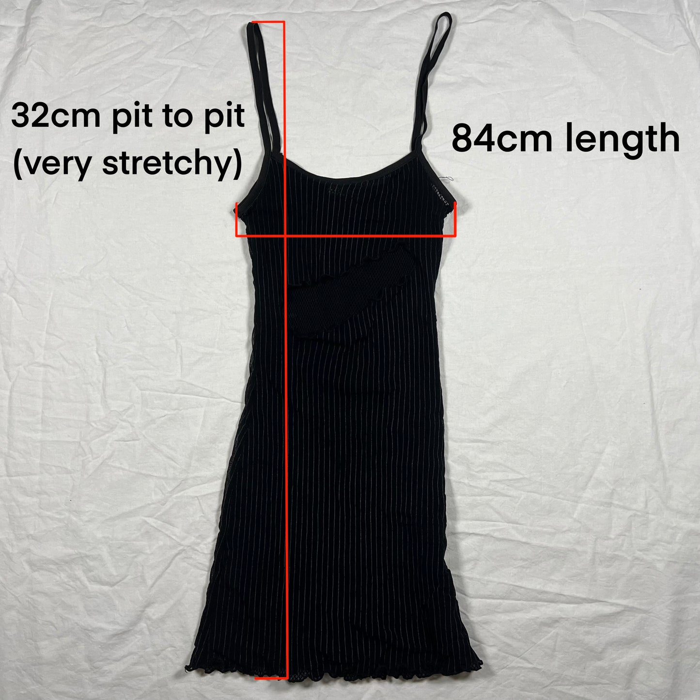 90’s S.D.L. Cyber Goth Layered Fishnet Dress Deconstructed Apocalyptic Rave Whimsigoth Sheer Minidress