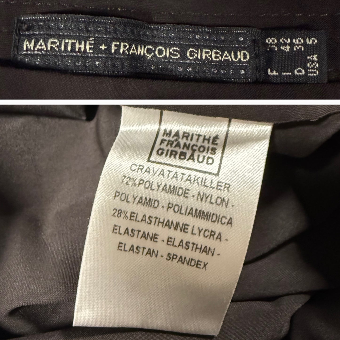 Y2K Vintage Marithé + François Girbaud Deconstructed Ruffle Wrap Skirt – Asymmetrical, Draped