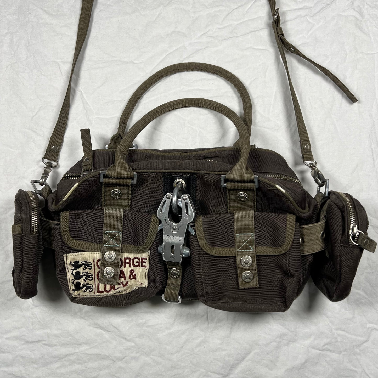 Y2K GGL Cargo Bag Utility Techwear Gorpcore Cyber George Gina & Lucy Handbag
