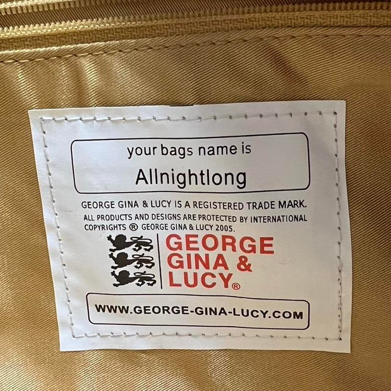 George Gina & Lucy Retro Mini Bag Cyber Y2K 70's Psychedelic Cargo Techwear Satin GGL Bag