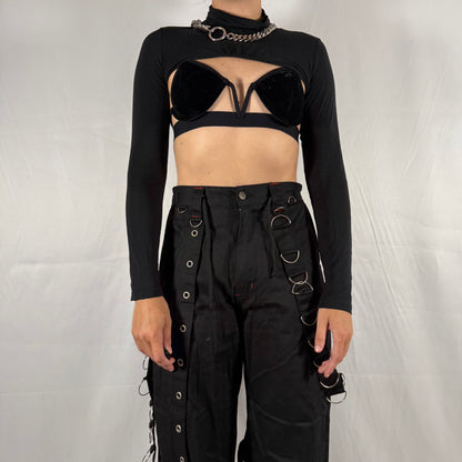 Y2K Cop Copine Cropped Turtleneck Bolero – Layering Shrug