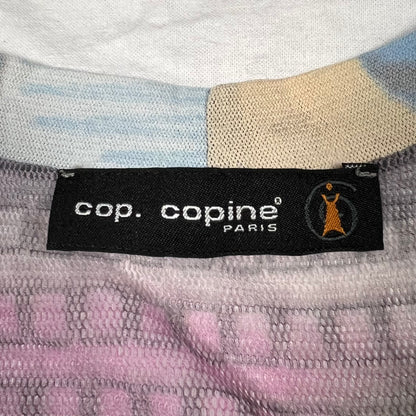 Y2K Cop Copine Abstract Mesh Tank Top – Cyber Graphic
