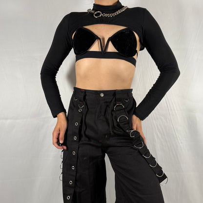 Y2K Cop Copine Cropped Turtleneck Bolero – Layering Shrug