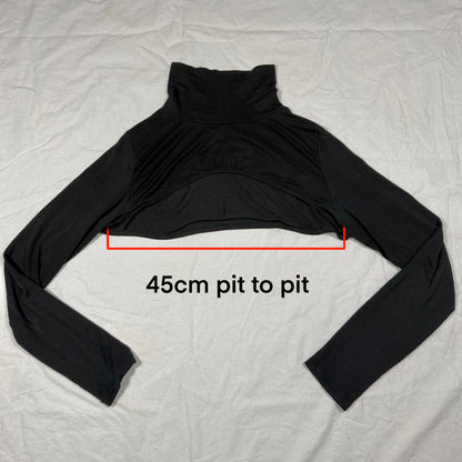 Y2K Cop Copine Cropped Turtleneck Bolero – Layering Shrug
