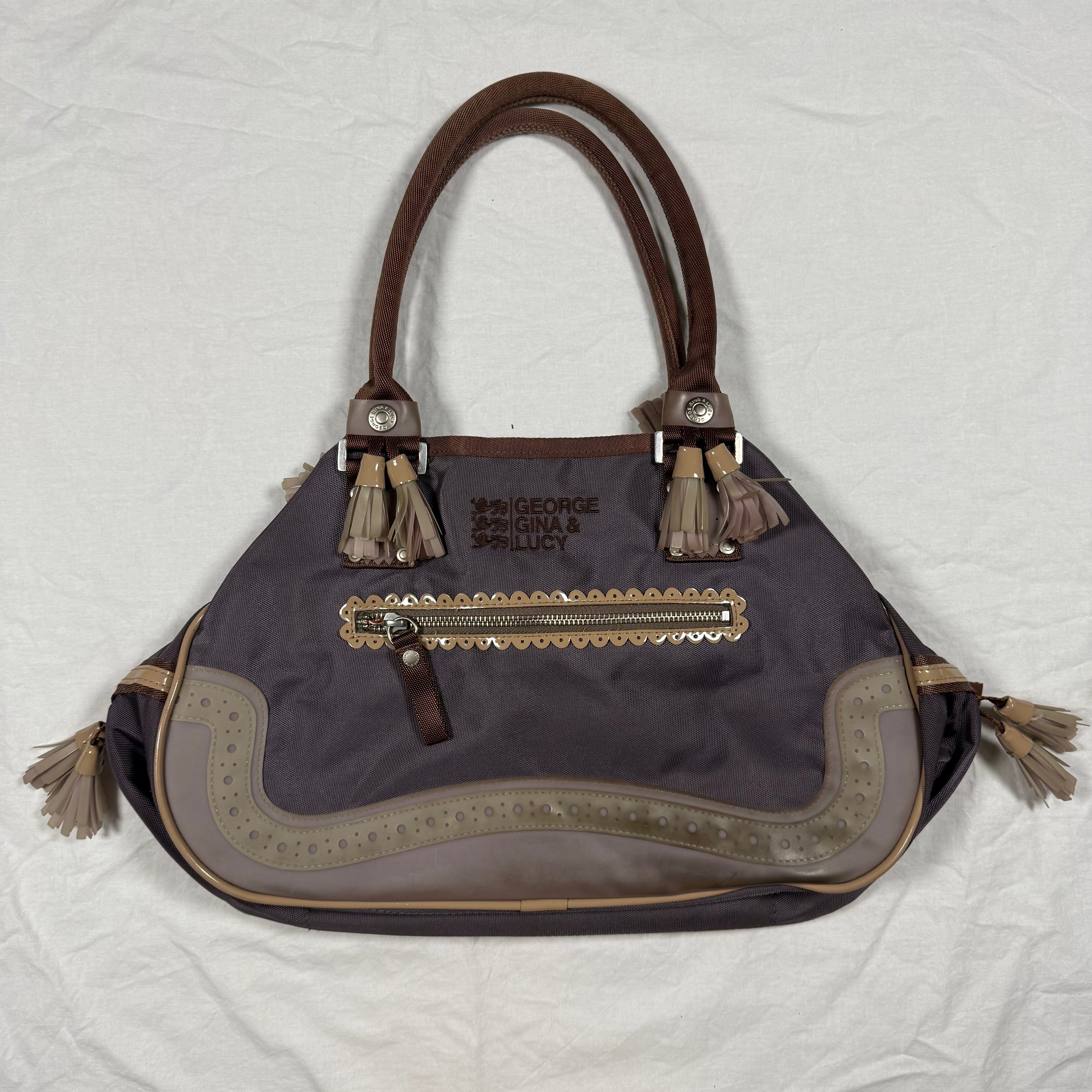 Y2K George Gina & Lucy Structured Shoulder Bag – Utility Clip