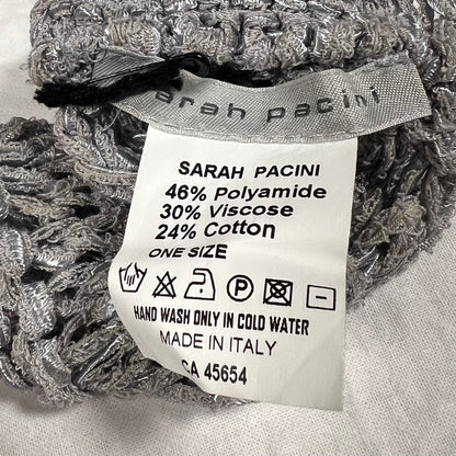 Y2K Sarah Pacini Open Knit Backless Halter Top – Minimal Deconstructed Knitwear