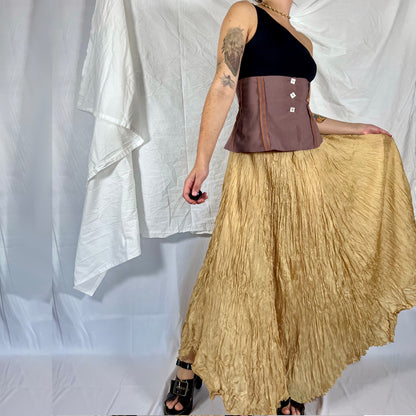 Y2K Biche de Bère Exposed Seam Corset Belt – Underbust Layering