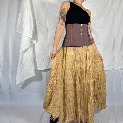 Y2K Biche de Bère Exposed Seam Corset Belt – Underbust Layering