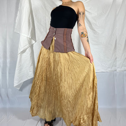 Y2K Biche de Bère Exposed Seam Corset Belt – Underbust Layering