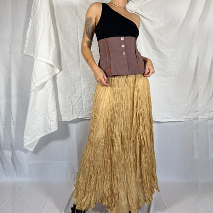 Y2K Biche de Bère Exposed Seam Corset Belt – Underbust Layering
