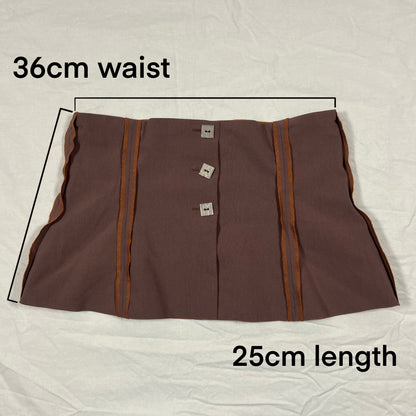 Y2K Biche de Bère Exposed Seam Corset Belt – Underbust Layering