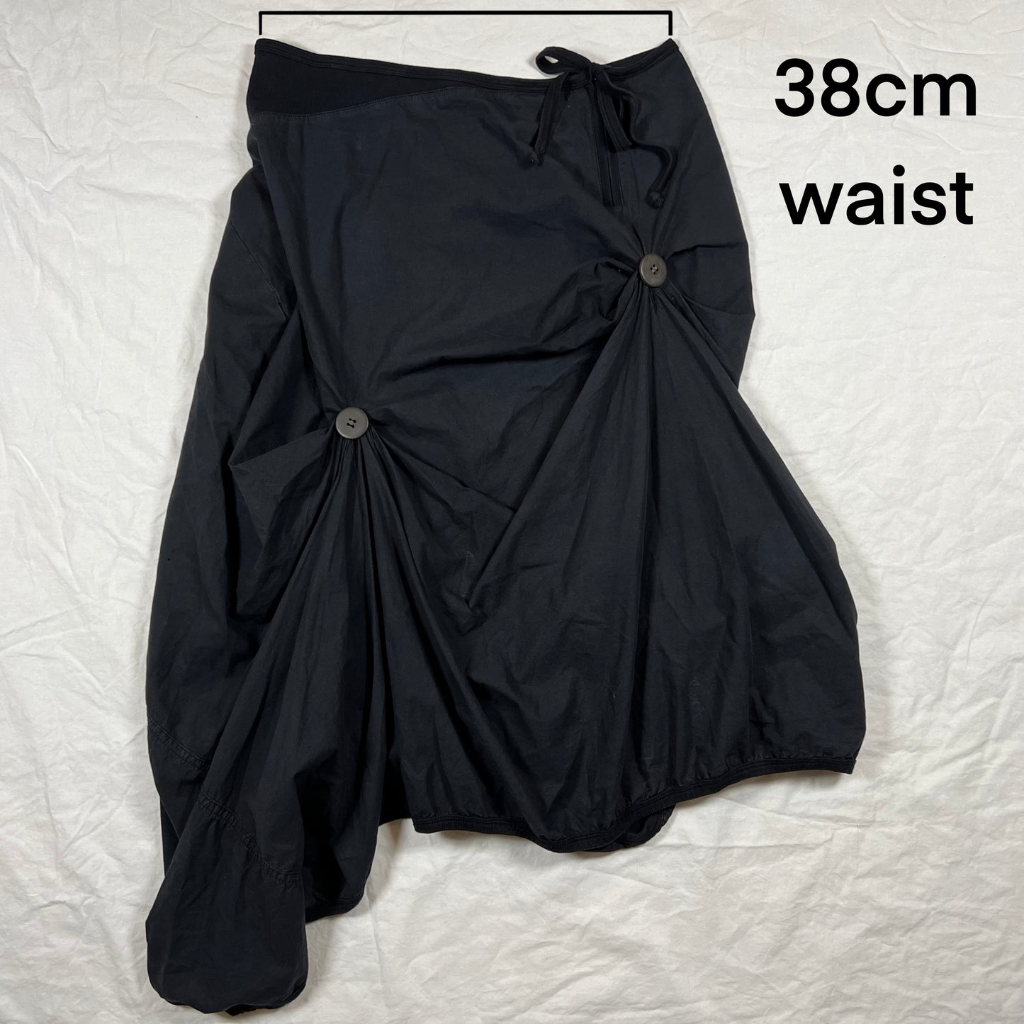 Cop Copine Y2K Parachute Skirt Asymmetrical Techwear Utility Whimsigoth Gathered Skirt