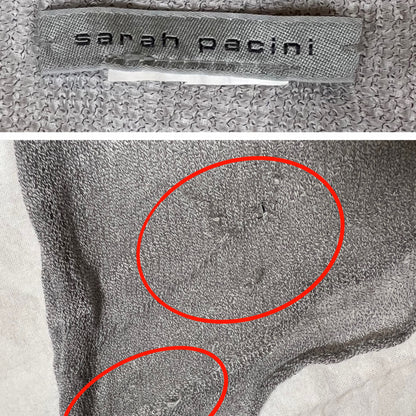 Y2K Sarah Pacini Sheer Asymmetrical Knit Tunic – Deconstructed Layering