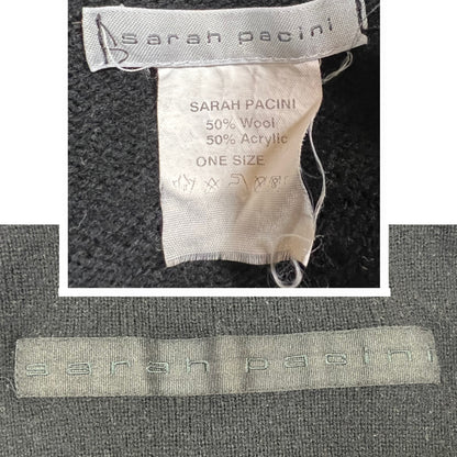 Y2K Sarah Pacini Wool Blend Half-Zip Vest – Minimal Knit