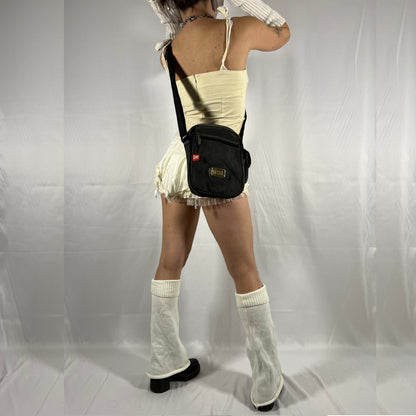 Y2K Vintage Diesel Canvas Cargo Crossbody Bag – Minimal Techwear Utility