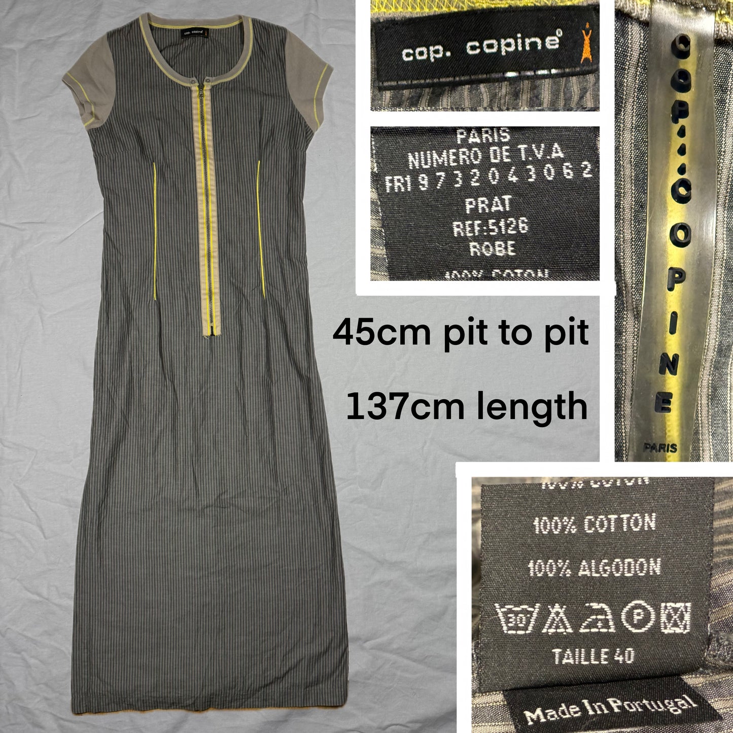 Y2K Cop Copine Two Piece Mesh Dress Archive Techwear Cyber Rave Layered Bi-Material Utility Grunge Maxi Dress