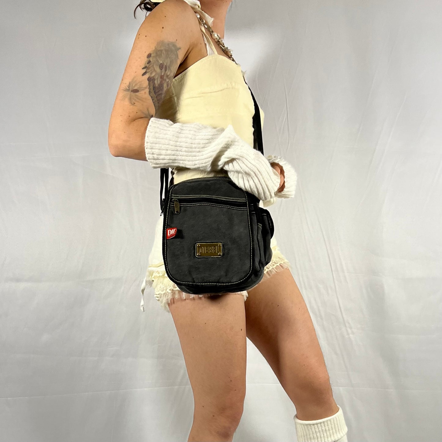 Y2K Diesel Bag Minimalist Neutral Utility Techwear Cargo bag Gorpcore Unisex Daily Wear Cross Body Bag