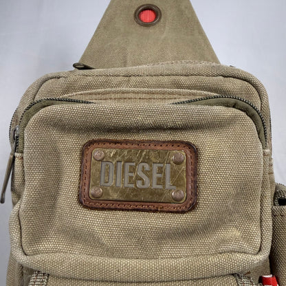 Vintage Diesel Sling Bag Y2K Canvas Utility Crossbody