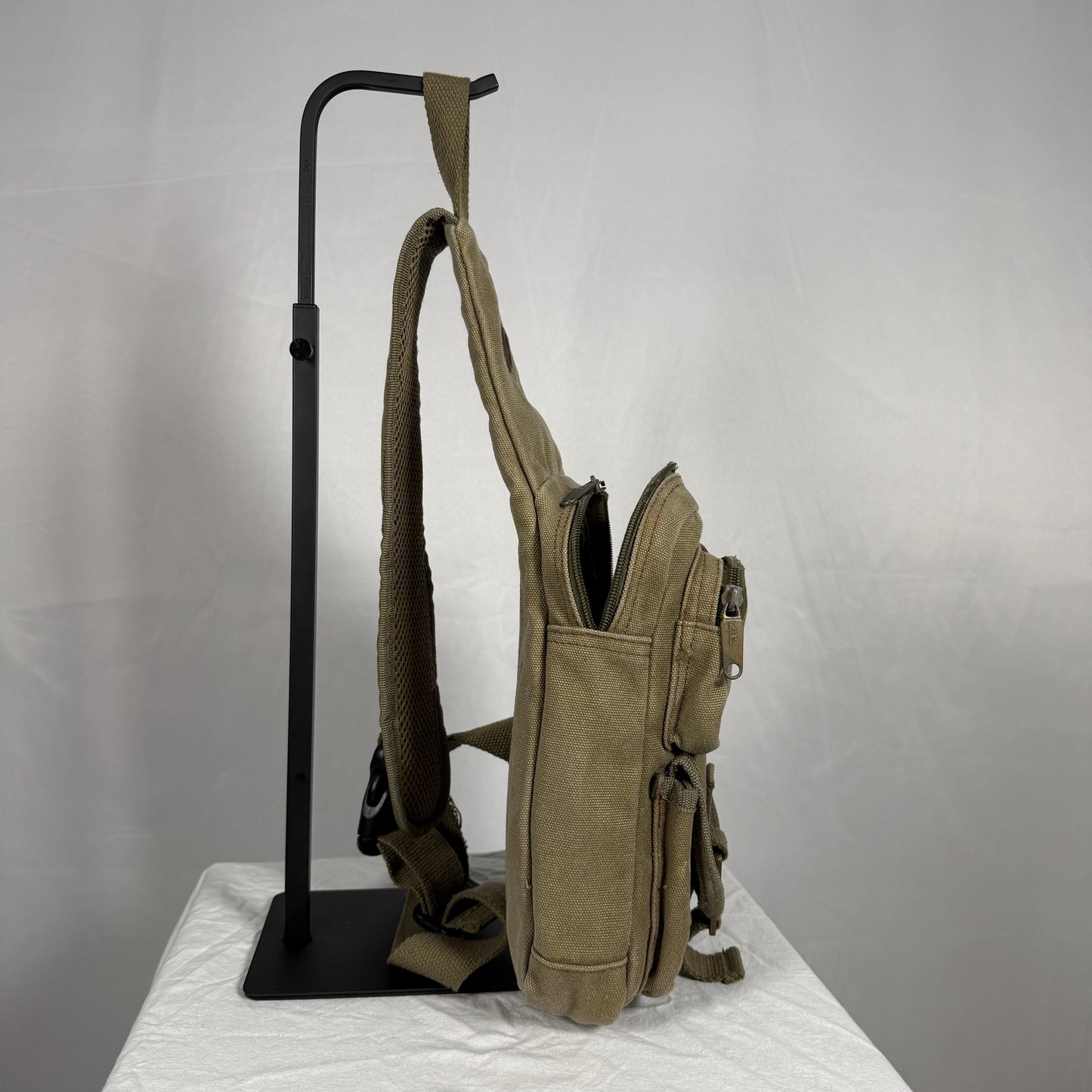 Vintage Diesel Sling Bag Y2K Canvas Utility Crossbody