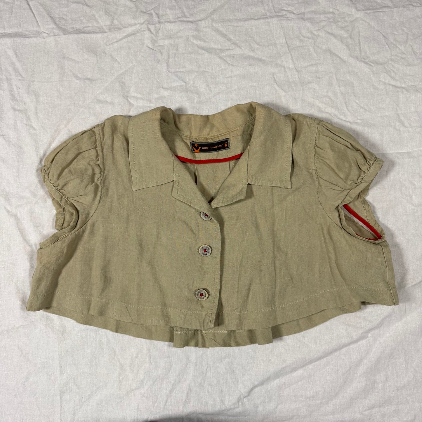 Y2K Vintage Cop Copine 3-Piece Linen Set — Archival Co-Ord