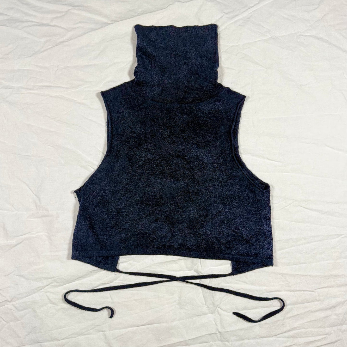 Y2K Vintage Sarah Pacini Open Back Turtleneck Top