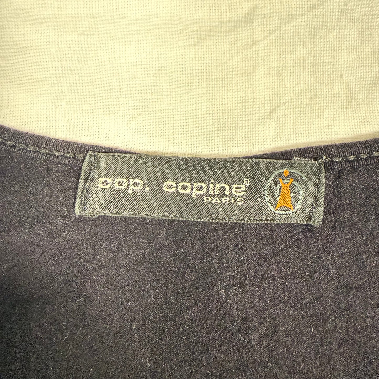 Y2K Vintage Cop Copine Knit & Mesh Long Sleeve Top – Layered Minimalist