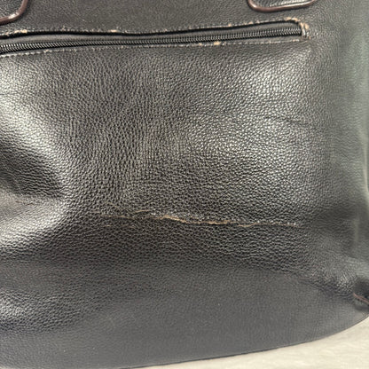 Vintage Thierry Mugler Black Star Tote Bag | Studded Y2K Shoulder Bag