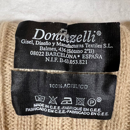 Y2K Donatzelli Chunky Knit Cardigan – Safety Pin Closure
