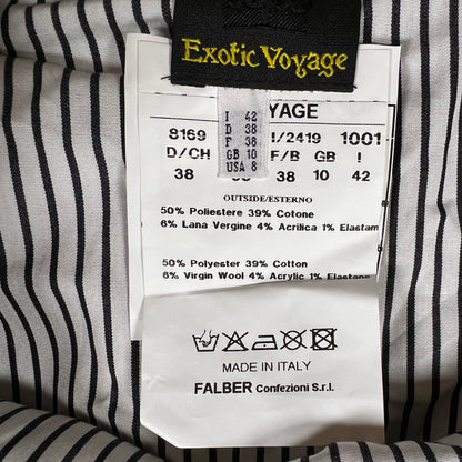 Y2K Voyage (Mazzilli Michielsen) Patchwork Mini Skirt with Train – Made in Italy