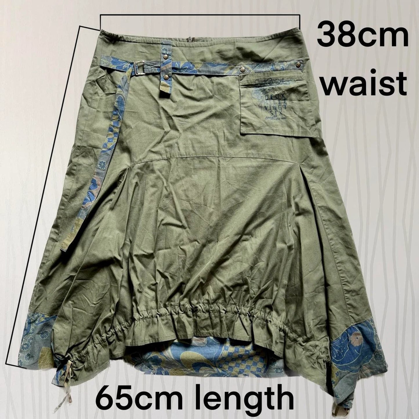 2026 Cop Copine Skirt Y2K Assymetrical Hankie Parachute Whimsigoth Fairy Skirt