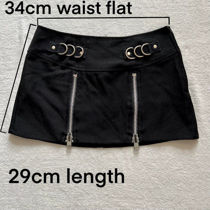 Late 90s Lip Service Bondage Micro Mini Skirt – Made in USA