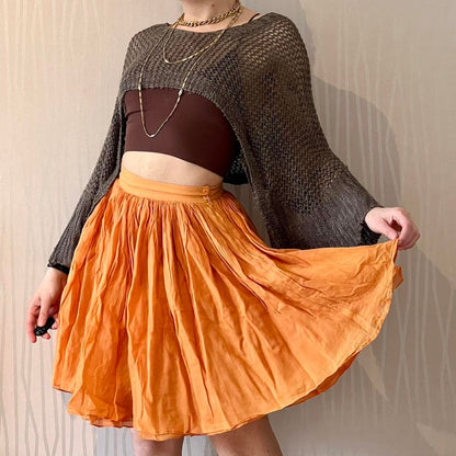 Plein Sud Skirt 90's Petticoat Coquette Fairy Crinkle Tutu Skirt