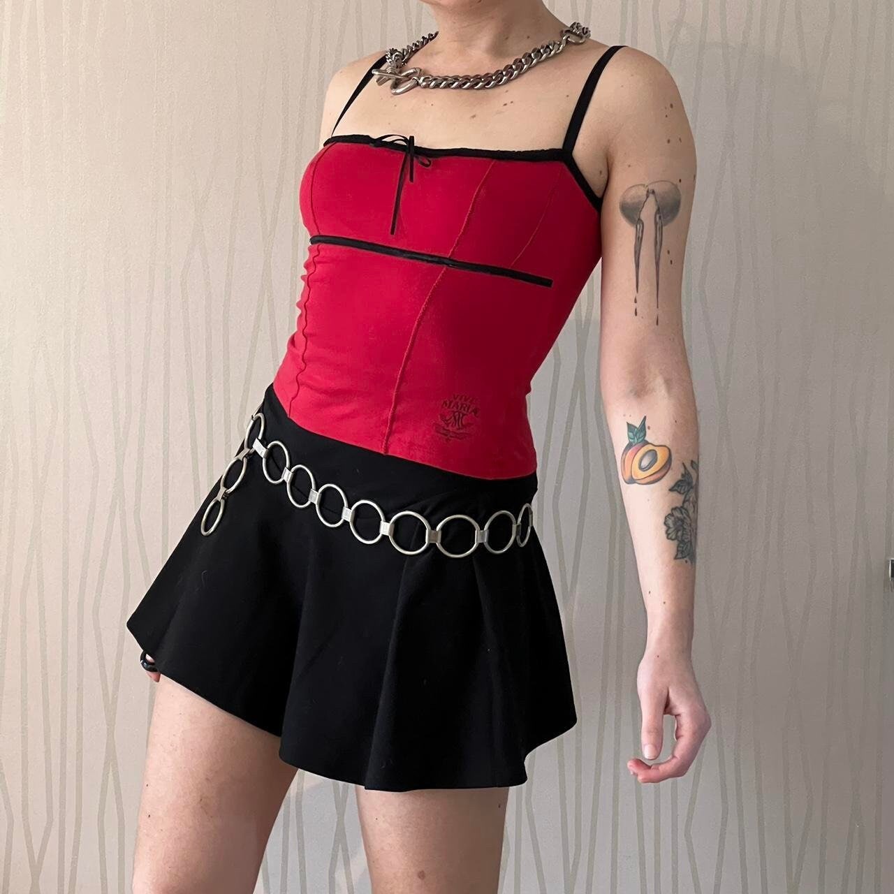 Vive Maria Coquette Cami Top Whimsigoth Grunge Lingerie Tank Top