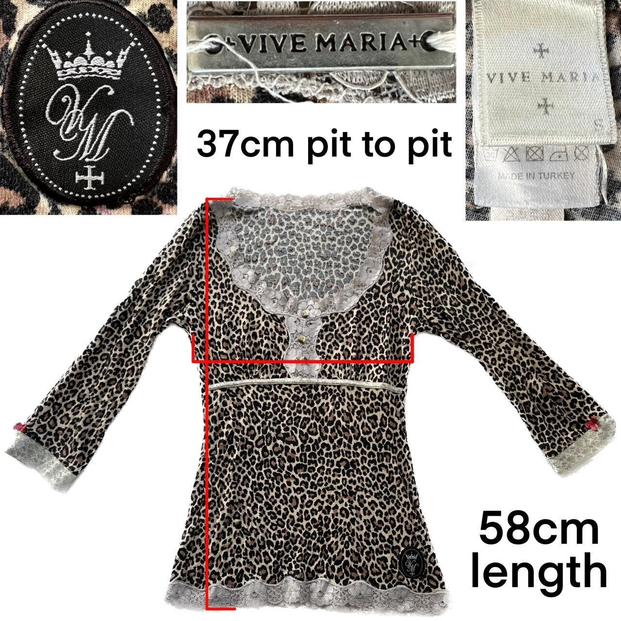 Vive Maria Pajama Set Coquette Two Piece PJ Set Pajama Set Leopard Print & Lace Top and Pants