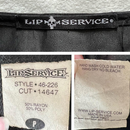 Late 90s Lip Service Bondage Micro Mini Skirt – Made in USA