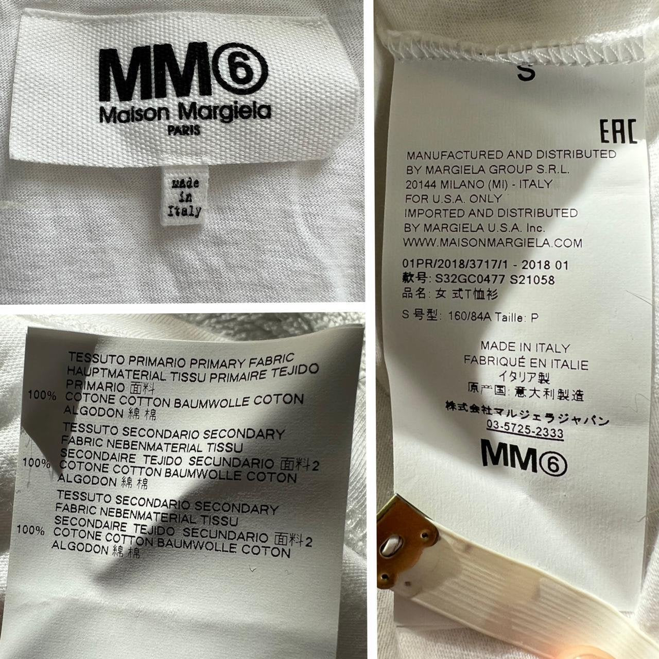 Maison Margiela T-Shirt MM6 Deconstructed Subversive Neutral Dress Shirt