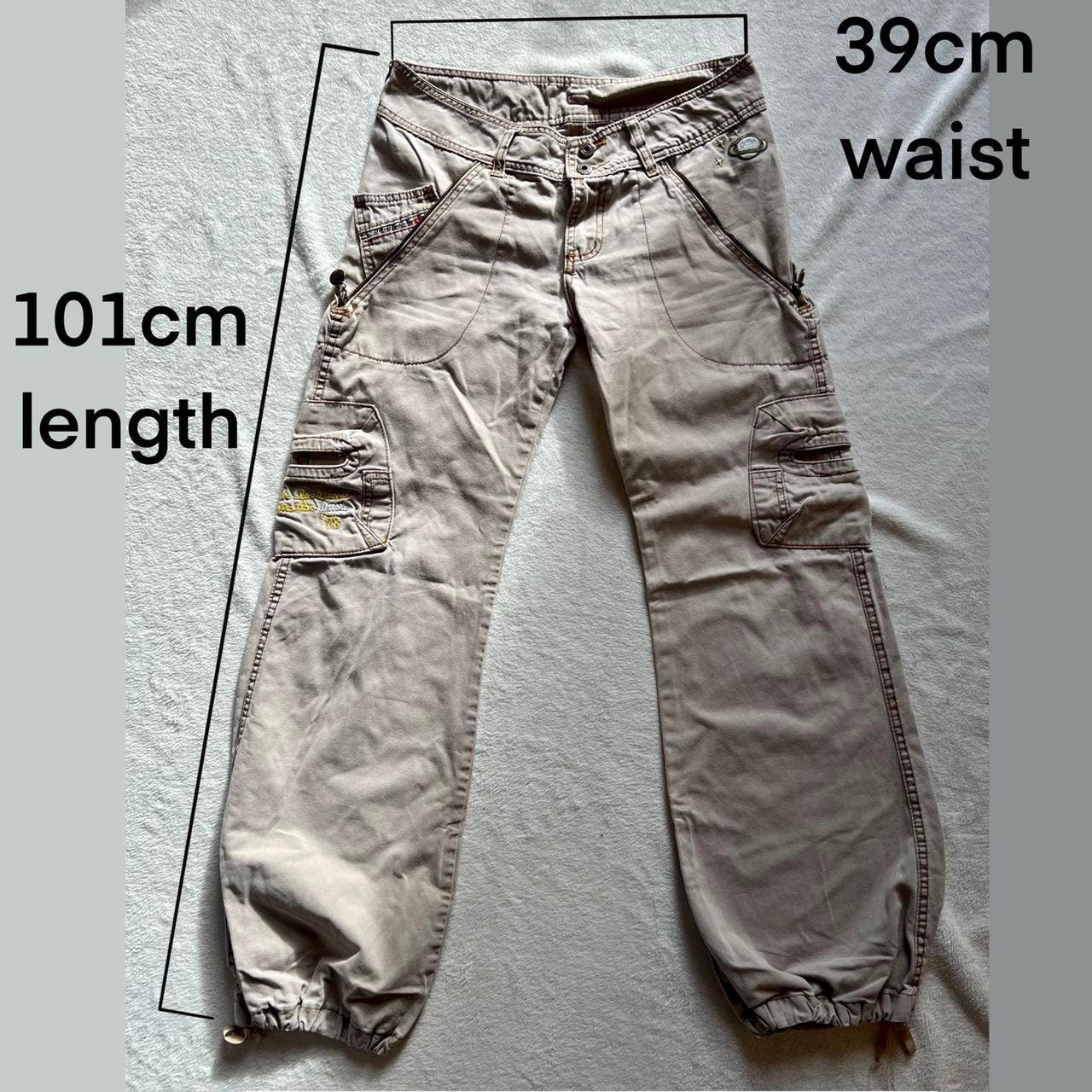 Vintage Diesel Cargo Pants Y2K Cyber Techwear Utility Gorpcore Baggy Low Waisted Cargo Pants