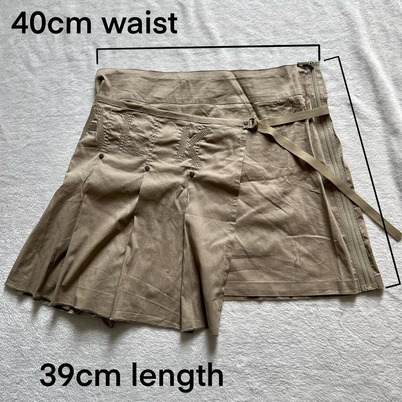 Cop Copine Two Piece Skirt Cyber Techwear Utility Gorpcore Neutral Subversive Pleated Walk Skirt and Over Skirt Set