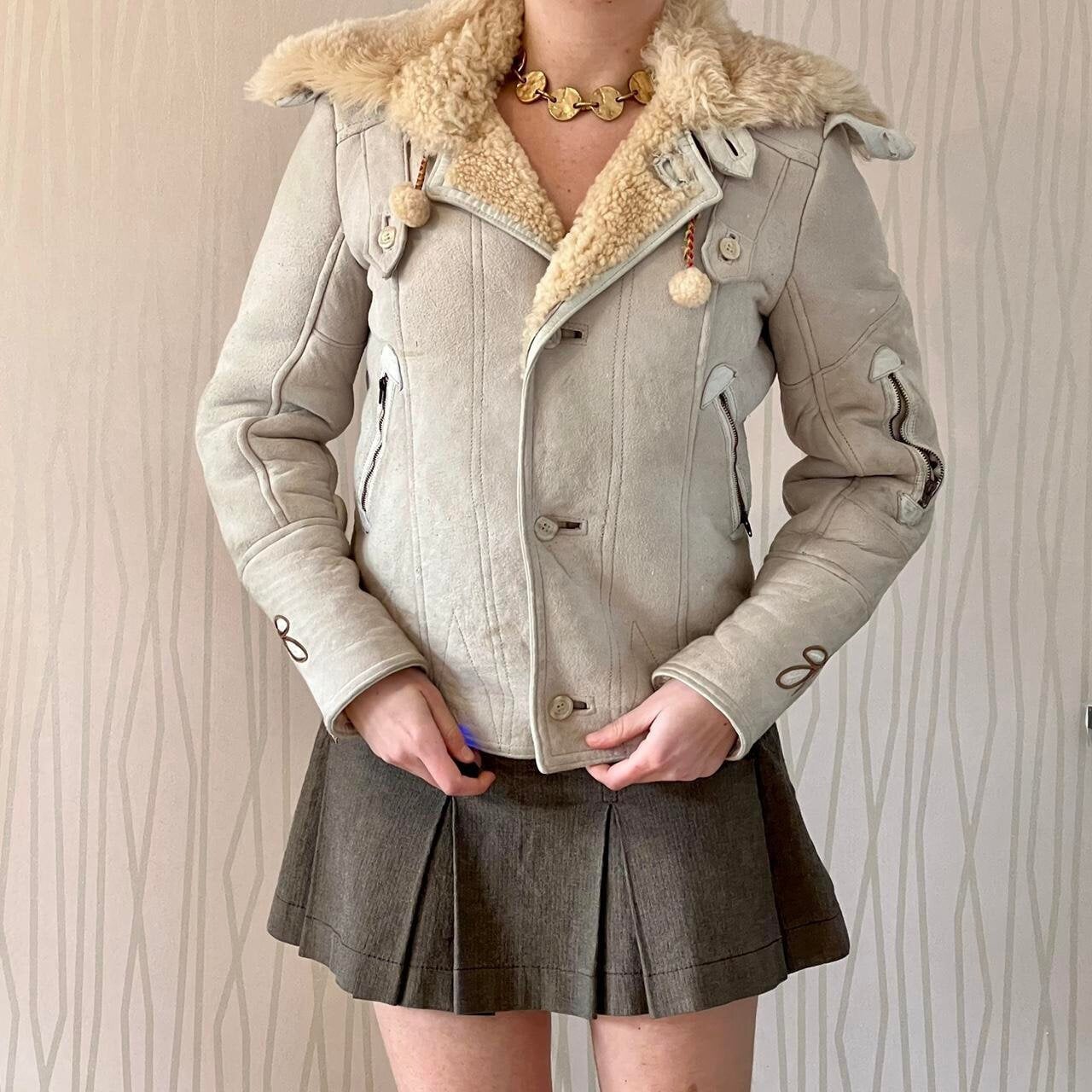 Diesel Snow Bunny Coquette Shearling Pennylane Coat