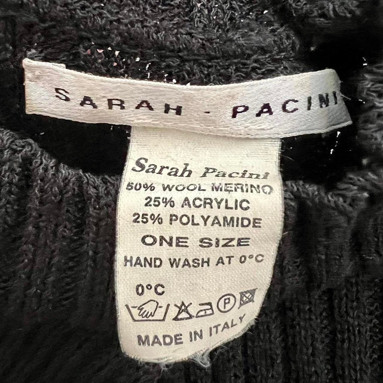 Sarah Pacini Whimsigoth Subversive Basic Merino Wool Cut Out Key Hole Wrap Top