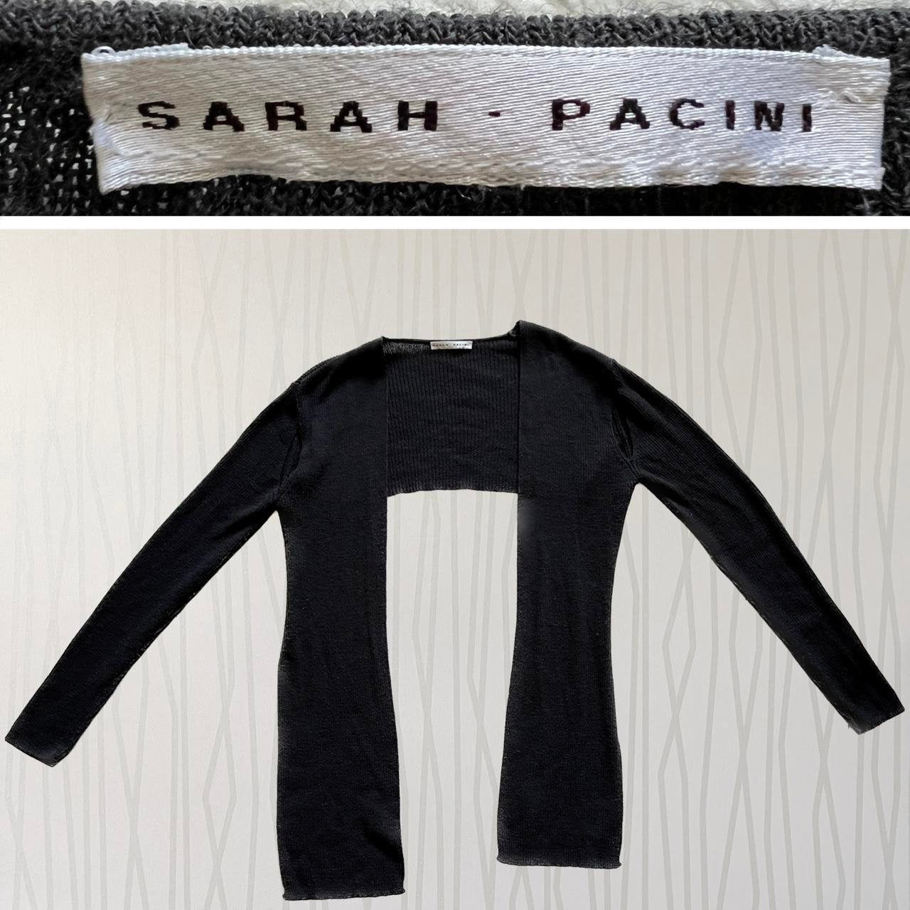 Sarah Pacini Subversive Basic Y2K Knit Bolero Shrug Cardigan