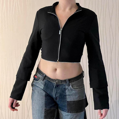 Late 90s / Early Y2K Biche de Bère Zip-Off Jacket Top – Modular Tunic