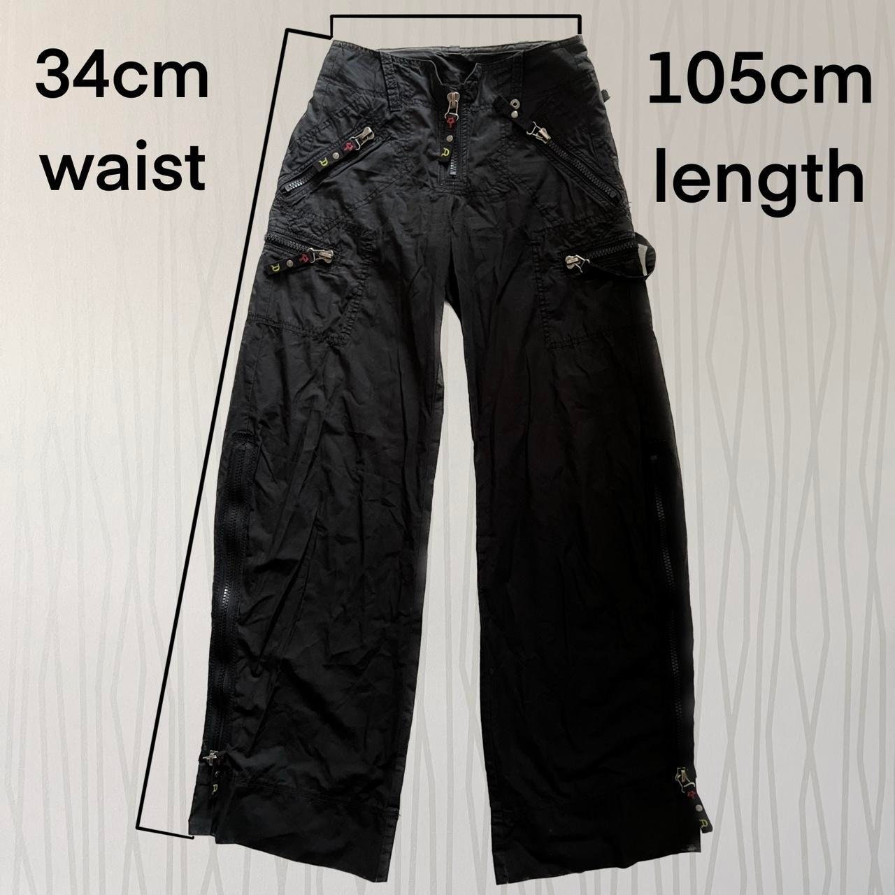 Vintage Diesel Cargo Pants Utility Techwear Gorpcore Rave Low Rise Pants