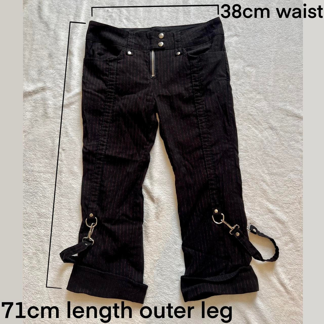 Lip Service Bondage Pants 90's Y2K Mall Goth Grunge Utility Emo Punk Capri Pants