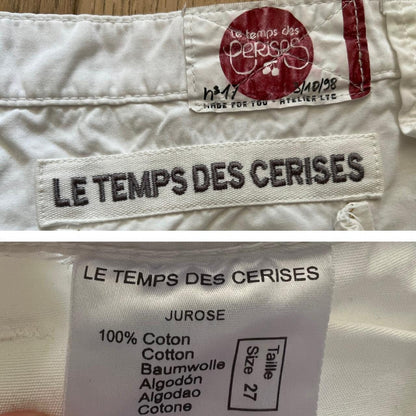 Late 90s / Early Y2K Le Temps des Cerises Cargo Mini Skirt – Ruffle Hem